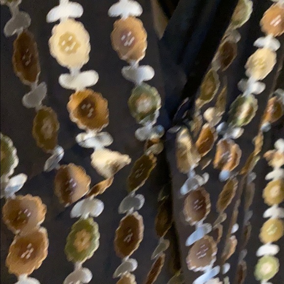 Fall colors dress with tie - Picture 4 of 7